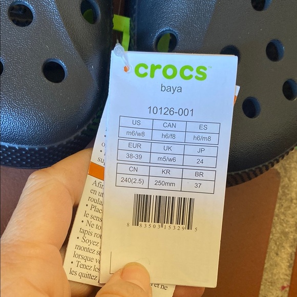 CROCS Baya Black Never Worn - Picture 3 of 3